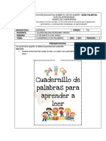 Guía de Az.40 Español Cuadernillo- Páginas 1-2-3-4