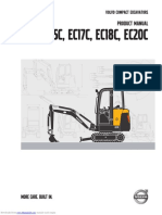 VOLVO COMPACT EXCAVATOR PRODUCT MANUAL