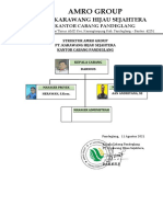 Struktur PT. Karawang Hijau Sejahtera Cabang Pandeglang