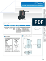 2P Series: 2/2 Way Solenoid Valve (Direct Operated)