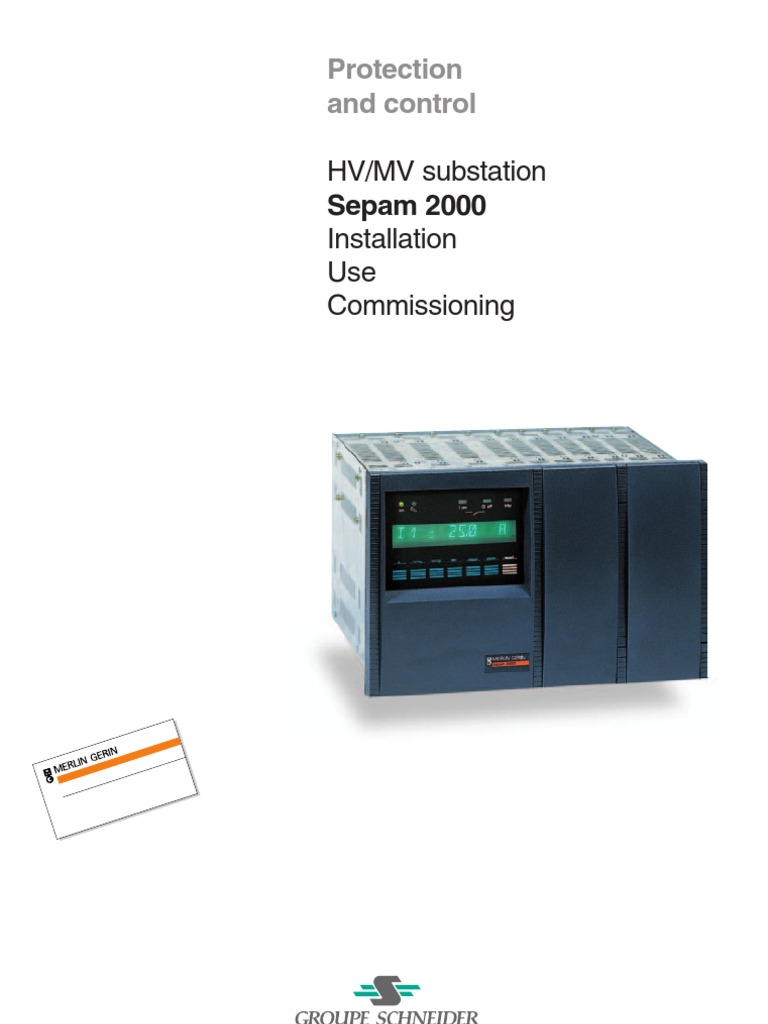 Sepam 2000 Installation Manual | PDF | Electrical Connector | Power Supply