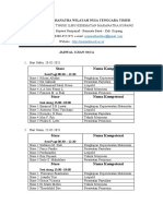 Jadwal OSCA