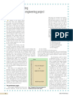 Guidelines For Writing An Undergraduate Engineering Project: The Preliminary Pages
