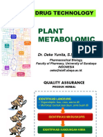 QC Herbal, Metabolomik, Minggu Ke-10