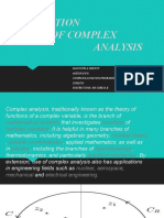 Application of Complex Analysis