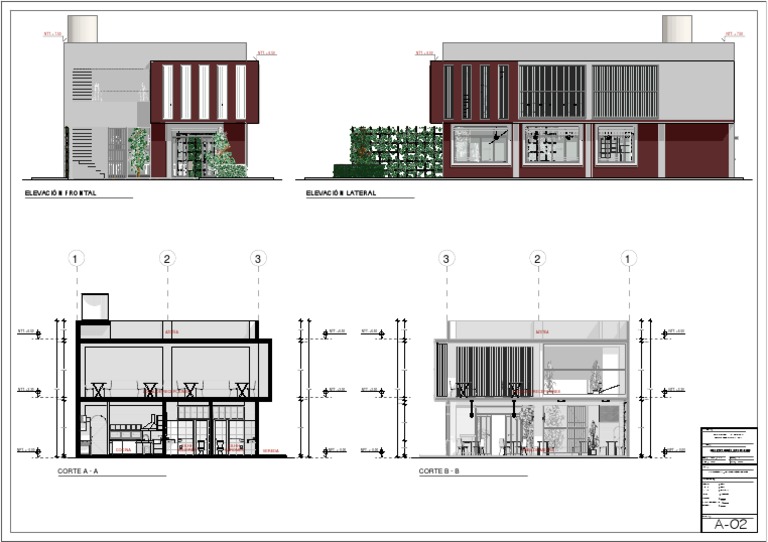 Arquitectura Completa Restaurante 02 - ForMATO A1 | PDF