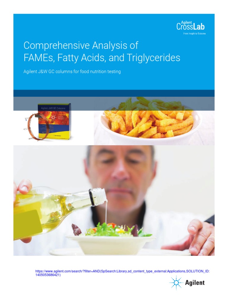 5991-8763EN GC Fame Brochure | PDF | Fat | Fatty Acid