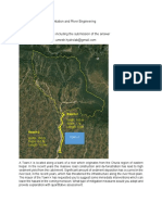 Assessment # 1: Sedimentation and River Engineering 4 July 2021 Duration: 1 HR 15 Minutes Including The Submission of The Answer