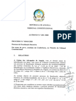 Vigilancia Electronica - Inconstitucionalidade - Angola