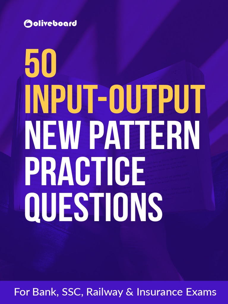 50 Input Output Practice Questions 1606810110009 OB | PDF | Input ...