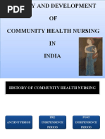 History of Icommunity Health Nursing