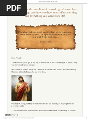 Quantum Manifestation Code - Text Sales Letter