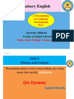 Qin Dynasty Unit 4