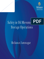 Safety in Oil Movement & Storage Operations: Reliance Jamnagar