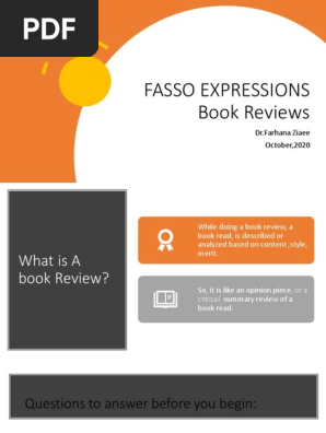 Book  Review Writing ppt