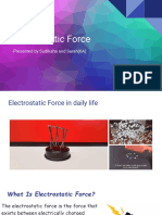 Electrostatic Force in Daily Life - How Static Electricity Works