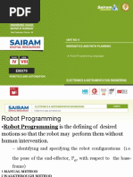 Robot Programming Languages