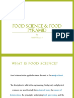 Food Science & Food Pyramid: by Vanditha.C.V