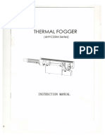 Fogging Machine User Manual