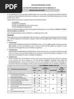 Pakistan Engineering Council Election For Governing Body For The Term 2021-24 Instructions For Voter