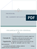 Profesor: Dr. Alberto Buleje Mantarí: Organización de Sistemas Contables Parte I