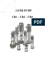 S10-2 Water Pump GRUNDFOS CR1 CR3 CR5