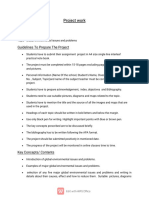 STD Ix. Sub-Geo. Project Guidelines