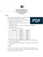 Gestão de Recursos Humanos: Exame sobre Fronteiras de Possibilidade de Produção e Custos