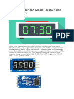 Jam Digital Dengan Modul TM1637 Dan Arduino UNO