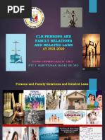 Clr-Persons and Family Relations and Related Laws: RTC 3, Nabunturan, Davao de Oro