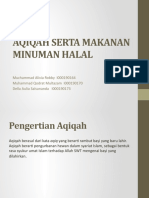 Aqiqah Serta Makanan Minuman Halal 1