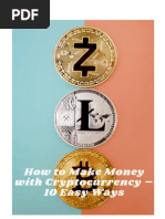 How To Make Money With Cryptocurrency - 10 Easy Ways