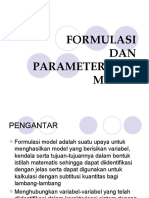 Formulasi & Parameterisasi