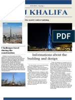 Burj Khalifa: Informations About The Building and Design