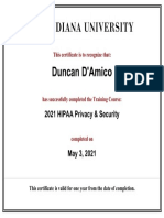 2021 Hipaa Privacy Security Duncan D Amico