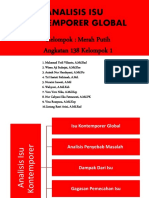 Analisis Isu Kontemporer Global Keelompok 1 Angkatan 138