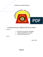 Delitos de Corrupcion en El Peru