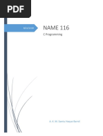 NAME 116 Programs