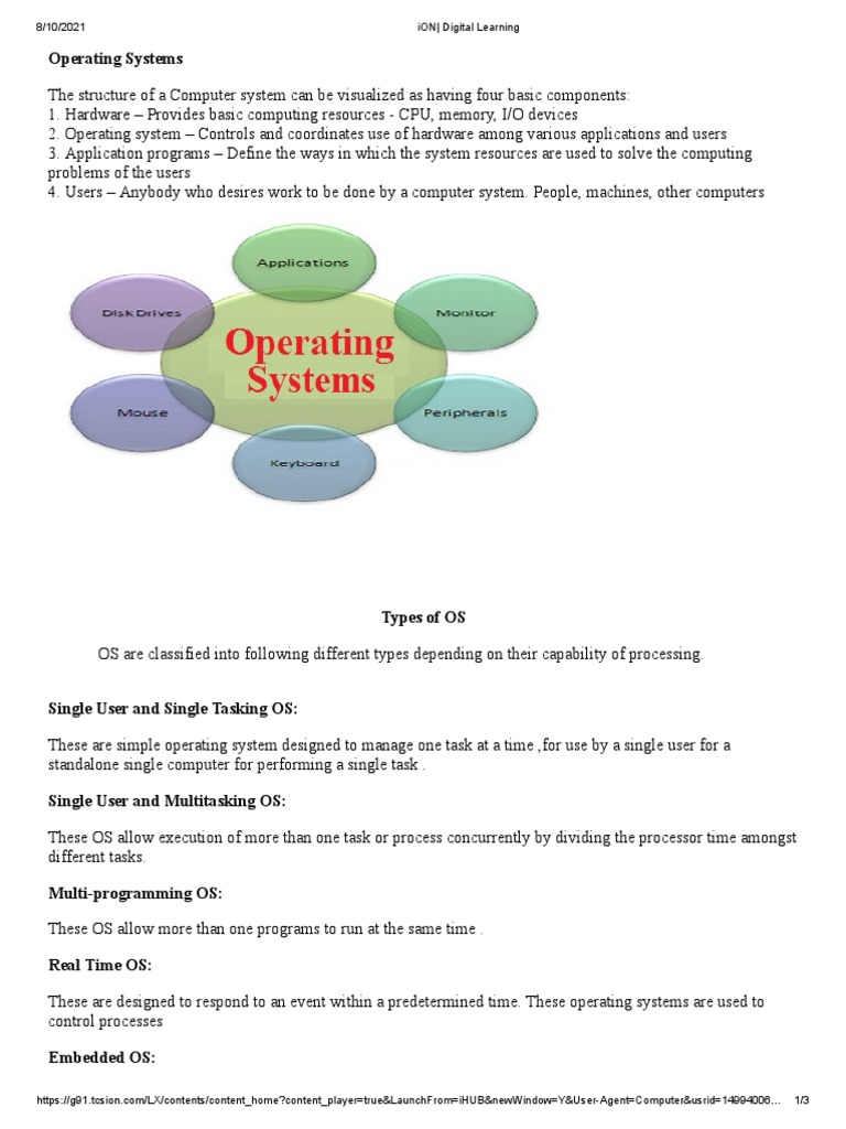 Operating Systems and File Systems | PDF | Operating System | Computer File