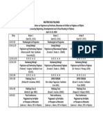 Training Matrix On Reading