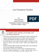 Single Layer Perceptron Classifier