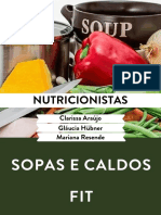 Receitas de sopas e caldos fit para o inverno