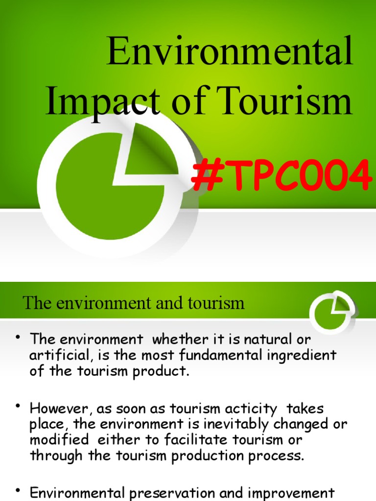 Tourism's Environmental Impact Analysis | PDF | Tourism | Water