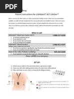 Instructions Life Watch Act Life Star