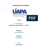 Tarea III, Psicologia Clinica I