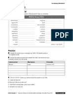 Interchange5thEd Level3 Unit01 Vocabulary Worksheet