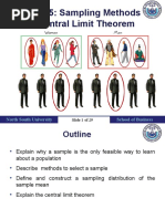 Lecture 5: Sampling Methods and Central Limit Theorem