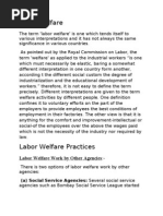 Download LABOR WELFARE PRACTICES by Khurram Ch SN52004444 doc pdf
