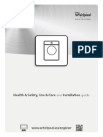 Health & Safety, Use & Care and Installation Guide: WWW - Whirlpool.eu/register