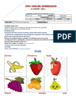 Fruits: Colegio Ingles Americano